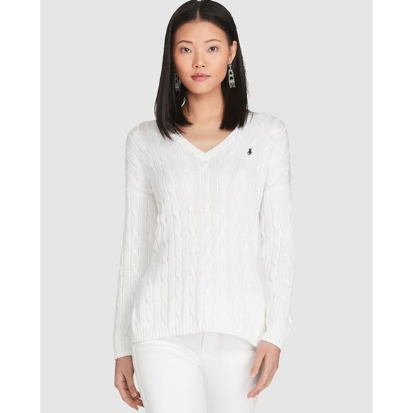 Lauren Ralph Lauren Sweaters - NWT Polo Cable Knit Sweater - Size Medium
